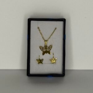 The Butterfly Earring Set is a delicate, feminine collection designed to bring a touch of whimsy and elegance to any jewelry lover’s wardrobe.