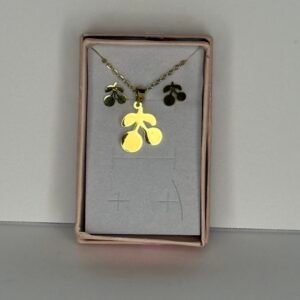 The Cherry Earring Set is a playful, stylish accessory designed to add a touch of sweetness and personality to any look.