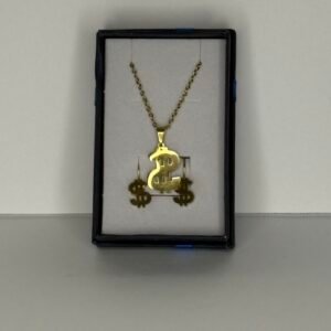 The Money Earring Set is a fun, confident, and eye‑catching accessory designed for anyone who loves bold fashion with a playful edge.