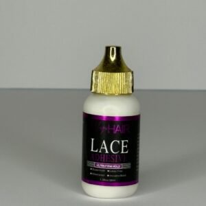 Magic hair lace adhesive is a waterproof, latex-free lace glue with an extra firm hold.