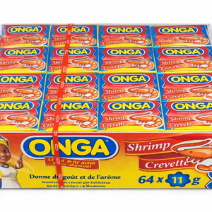 Onga Shrimp Crevette is a rich, flavorful seasoning blend crafted to bring authentic shrimp taste to your everyday cooking.