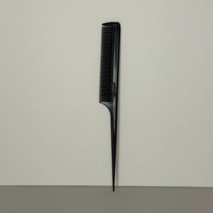 A parting comb is a precision styling tool designed to create clean, sharp, and accurate parts in all hair types.