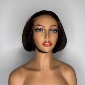This 5×5 Glueless HD Lace 10-inch Wig in Color #2 delivers a sleek, natural look with premium lace quality and an easy, beginner‑friendly install.