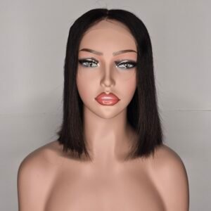 This 5×5 Glueless HD Lace 10-inch Natural Wig delivers a sleek, effortless look with premium lace quality and a beginner‑friendly design.