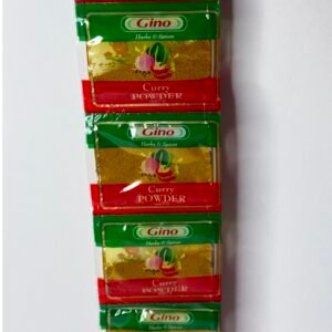 Gino Curry Powder is a vibrant, aromatic spice blend crafted to bring bold flavor and warm color to your everyday cooking.