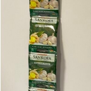 Sankofa Ginger & Garlic is a bold, aromatic blend crafted to bring rich, authentic flavor to your everyday cooking.