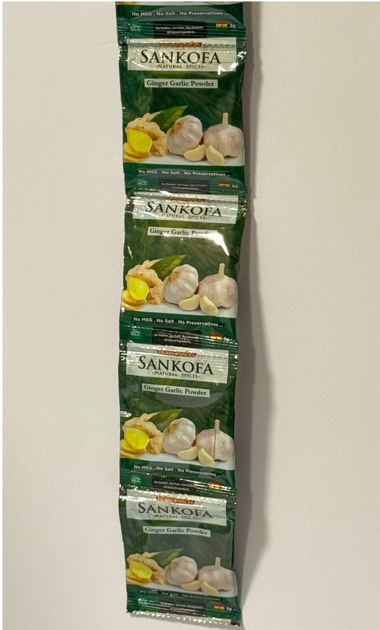 Sankofa Ginger & Garlic is a bold, aromatic blend crafted to bring rich, authentic flavor to your everyday cooking.