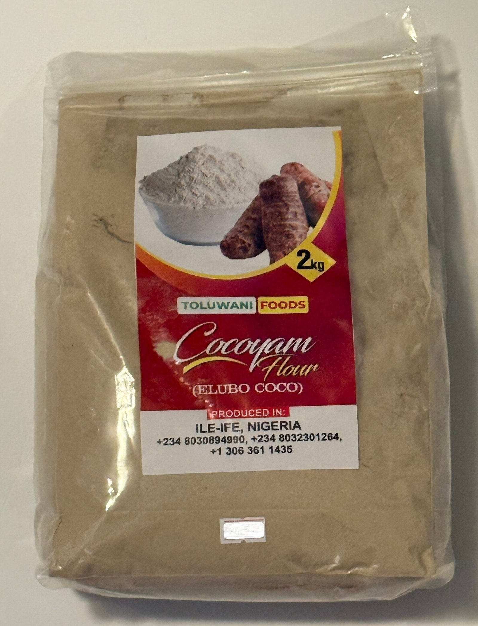 Cocoyam Flour is a smooth, nutrient‑rich flour made from carefully selected cocoyam tubers.