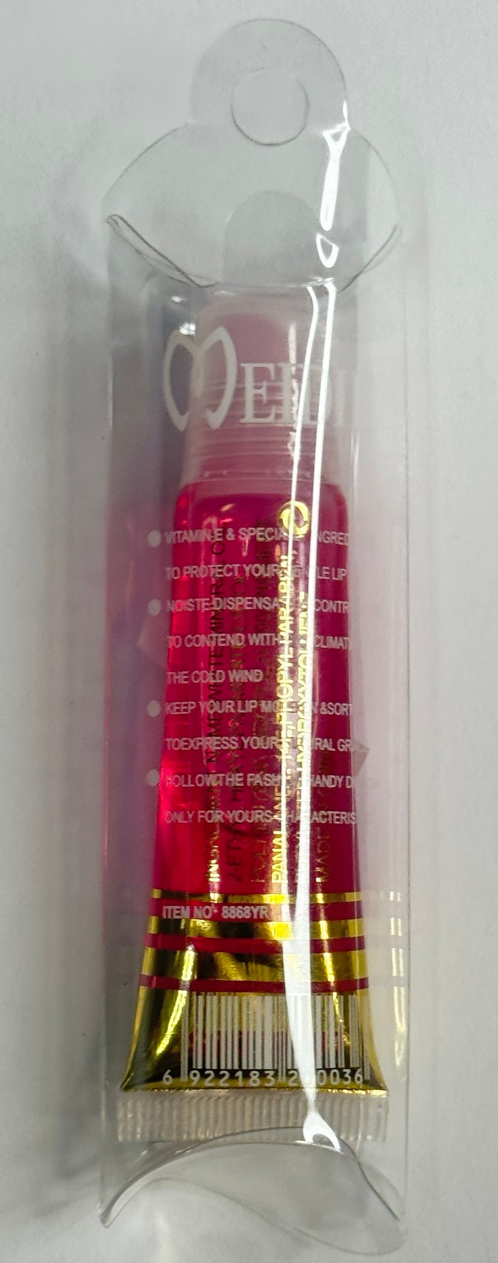 The Meidi Lip Gloss delivers a smooth, glossy finish that enhances your natural lip color with effortless shine.