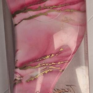 Pink tie dye tangle free hair brush