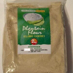Plantain Flour is a naturally gluten‑free, nutrient‑rich flour made from carefully selected unripe plantains.