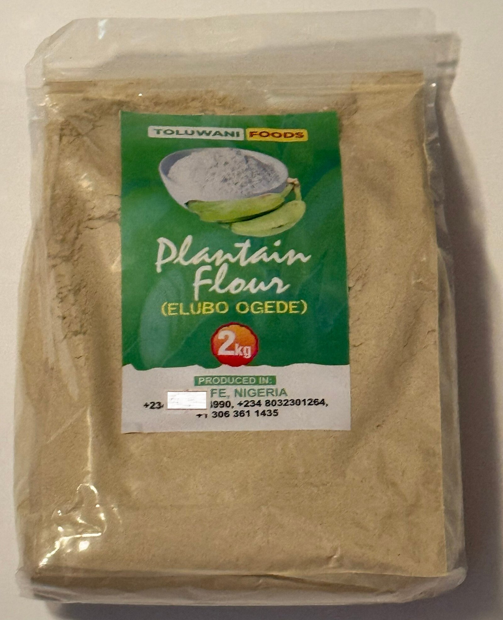 Plantain Flour is a naturally gluten‑free, nutrient‑rich flour made from carefully selected unripe plantains.