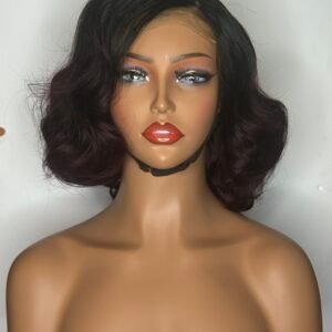 5 by 5 glueless loose HD lace 99J/BG