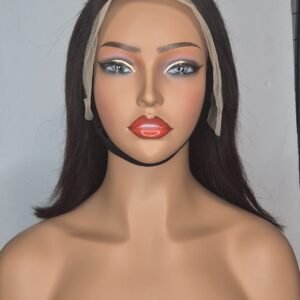 Elevate your everyday look with this dark brown 12-inch 13x4 frontal lace wig, designed to deliver a flawless, natural-looking finish. The rich dark brown color complements a variety of skin tones, while the 13x4 frontal lace provides a realistic hairline and ample parting space for versatile styling. The 12-inch length offers a sleek, shoulder-grazing style that's perfect for both everyday wear and special occasions. Made with premium-quality hair, this wig is soft, silky, and easy to style.